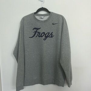 Nike TCU Frogs Crewneck, Size XL 💜🤍